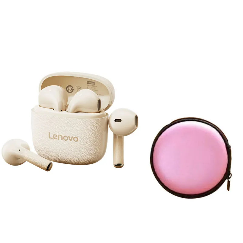 LENOVO - Audífonos Lenovo Tws Auriculares Bluetooth 54 - Caqui Y Estuche