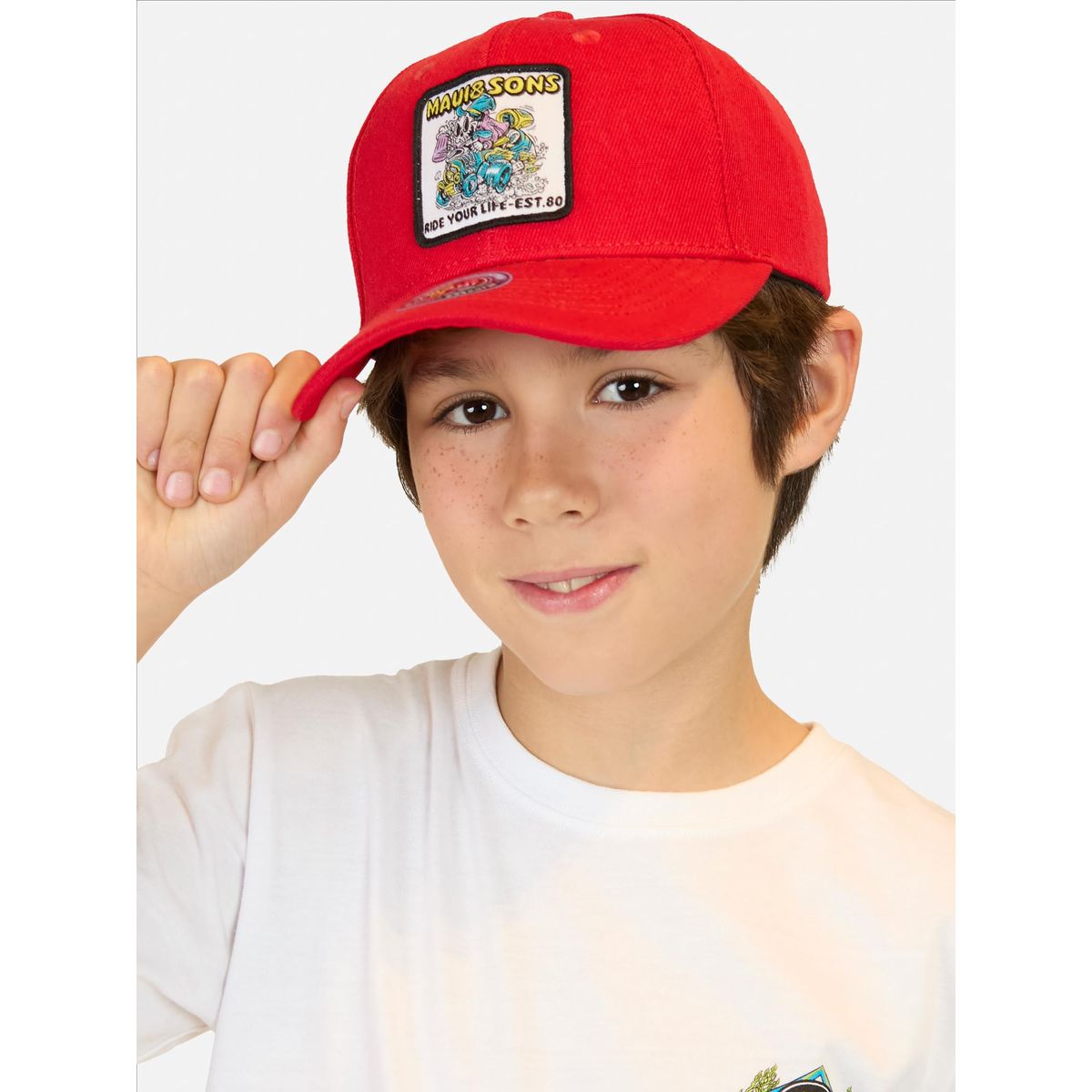MAUI AND SONS - Jockey Canvas Racer Rojo Infantil Maui And Sons