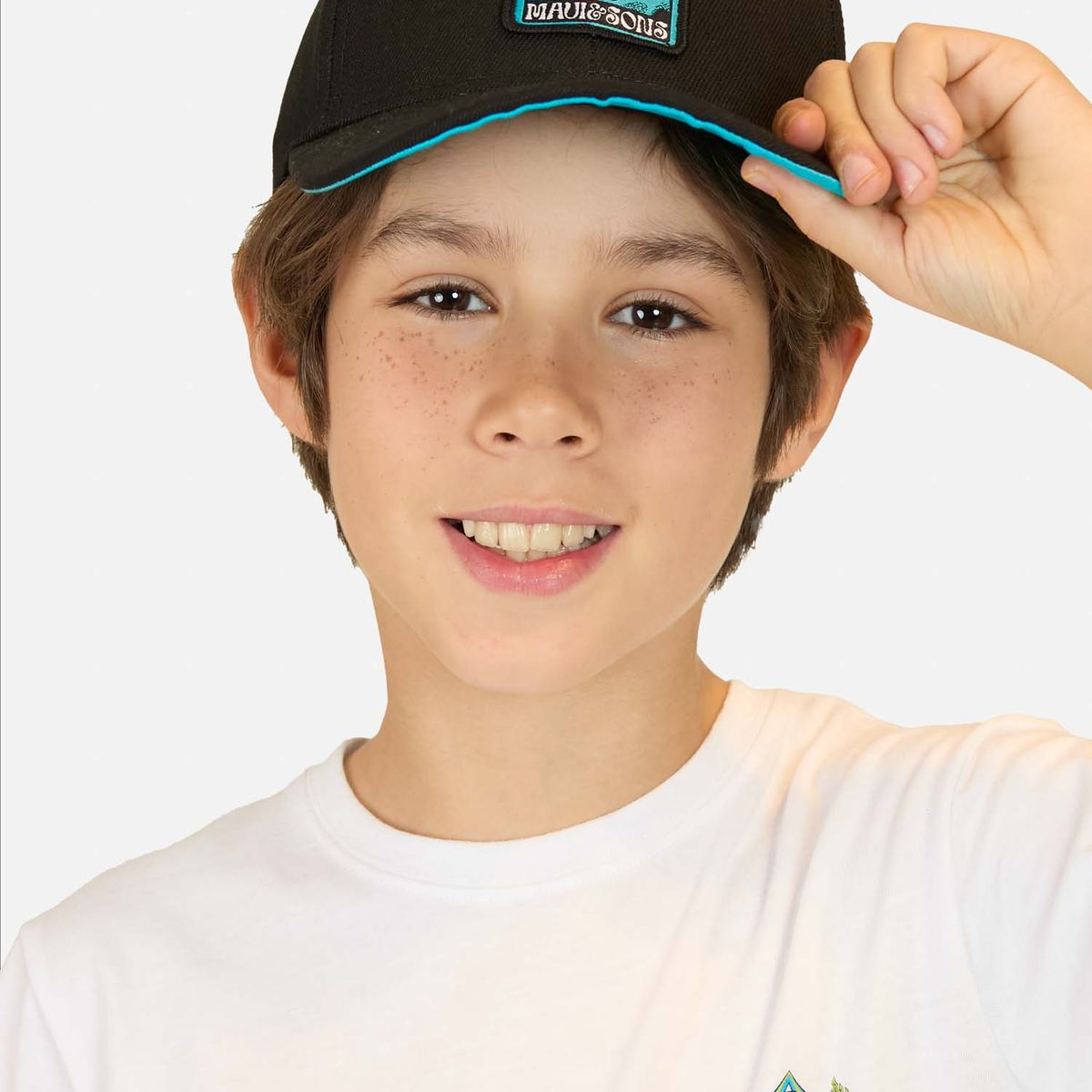 MAUI AND SONS - Jockey Canvas Sun & Shark Negro Niño Maui And Sons