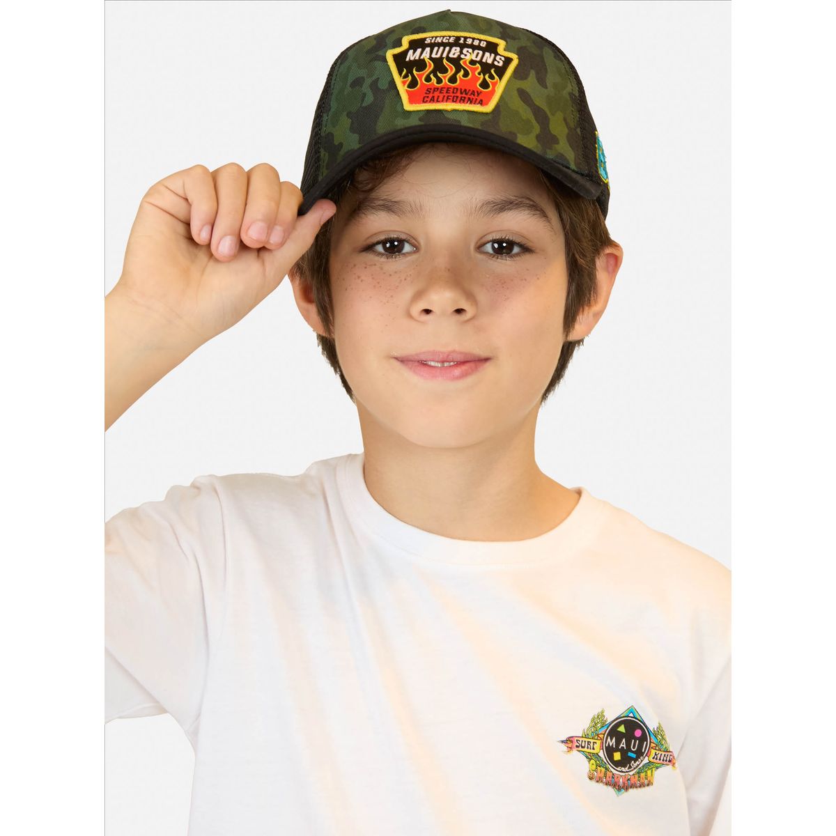 MAUI AND SONS - Jockey Mesh Div Camo Multicolor Niño Maui And Sons