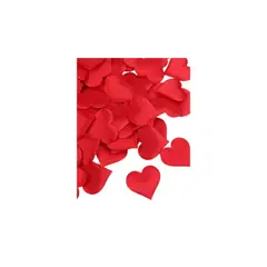 GENERICO - Petalos En Forma Corazon Rojo 25 / 50 Y 100 Piezas