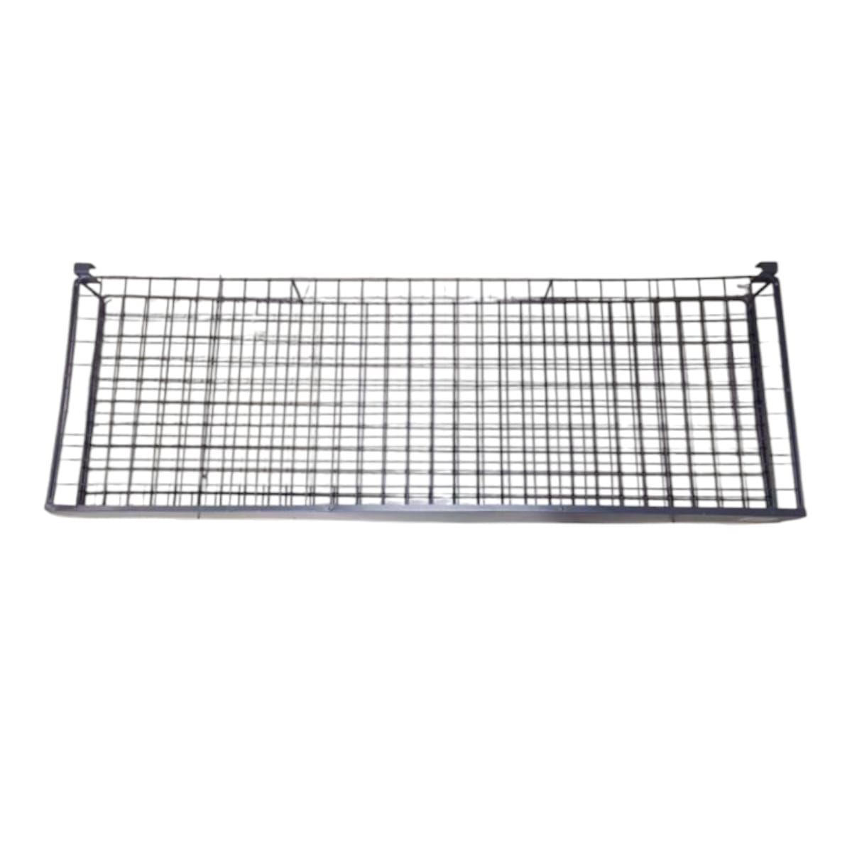 GENERICO - Canasta para Riel de Metal Gris 120cm Gms
