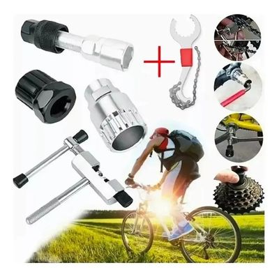 Imagen 2 del producto Herramientas Bici Extractor Motor Corta Cadena Llave Biela