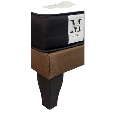 Imagen 2 del producto Base 1.5 Plaza Maranatha + Colchon Marron