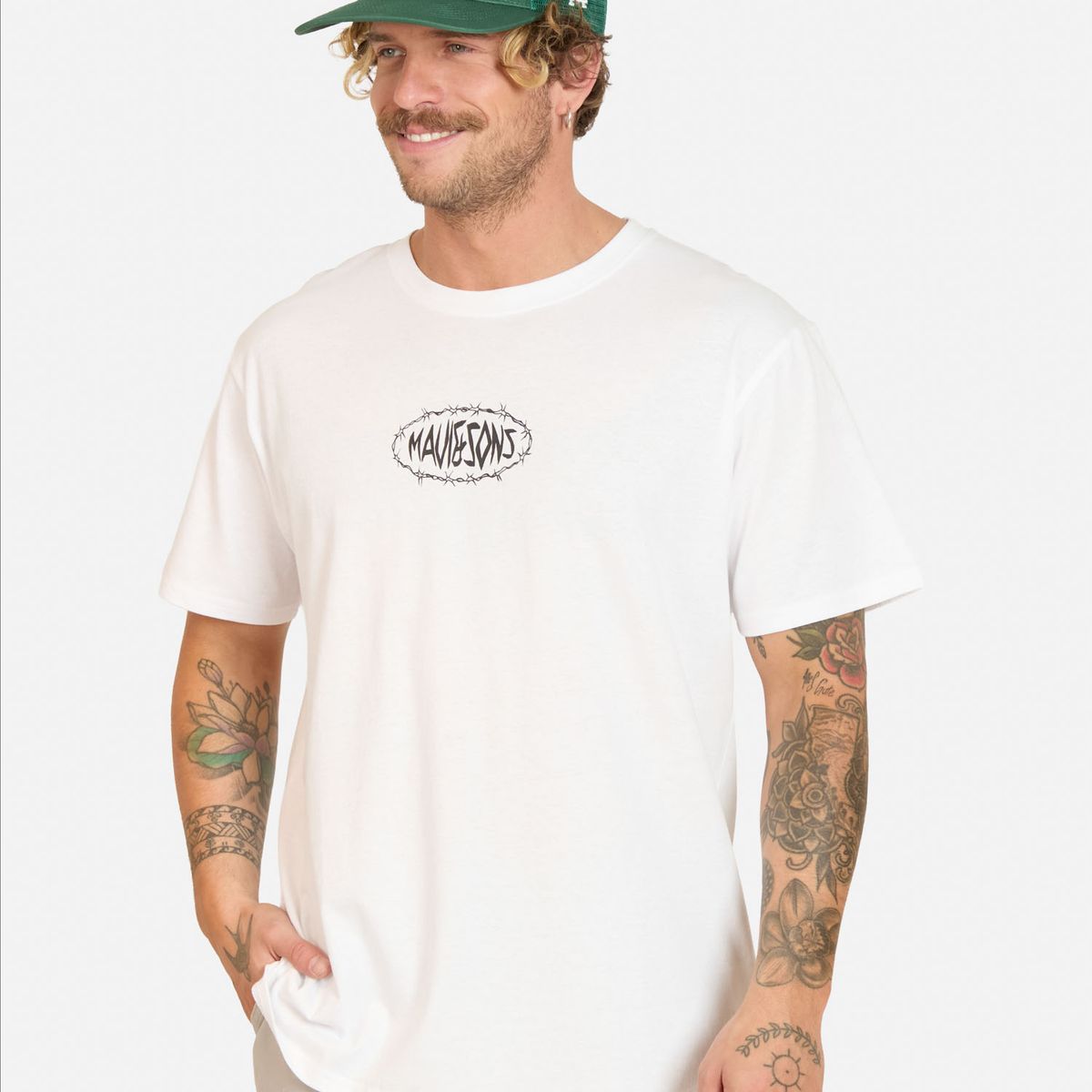 MAUI AND SONS - Pack Polera Jockey Flow Blanco Hombre Maui And Sons