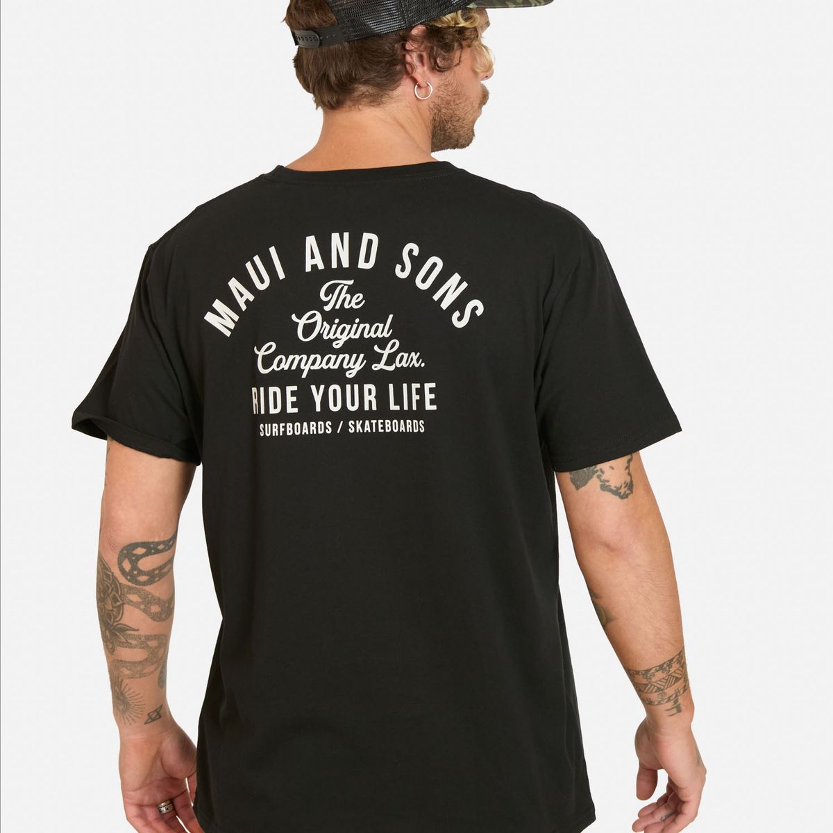 MAUI AND SONS - Pack Polera Jockey Tropika Negro Hombre Maui And Sons