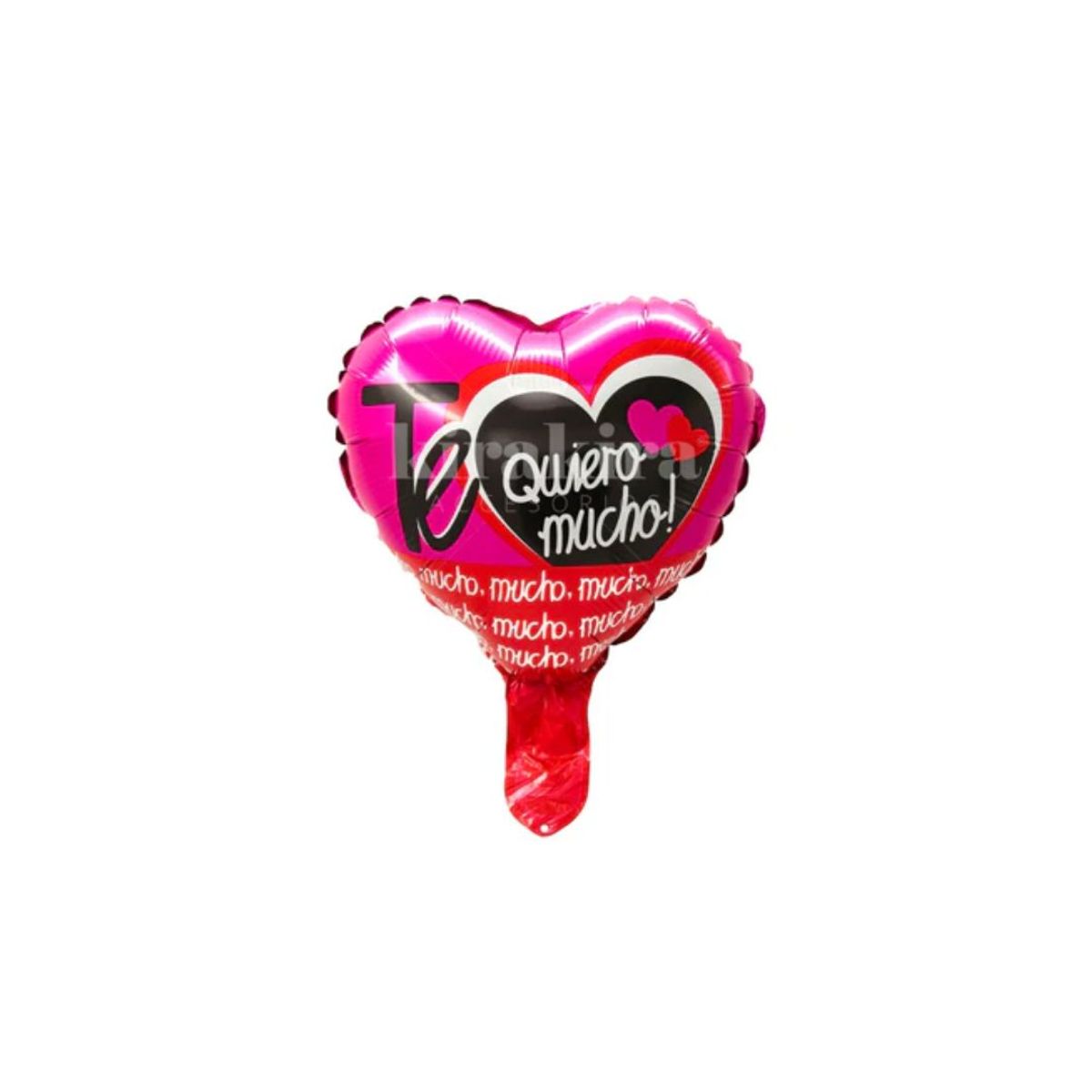 GENERICO - Globo Metalico 10' Te Quiero Mucho 50 pcs