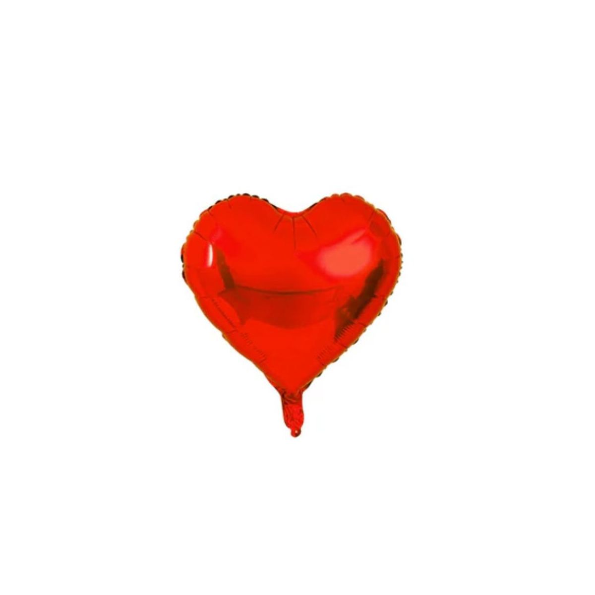 GENERICO - Globo Metalico 18 Corazones Rojo 50pcs