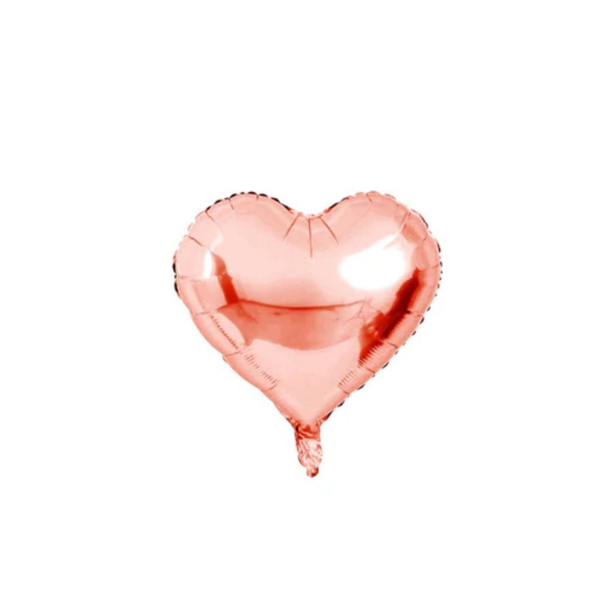 GENERICO - Globo Metalico 18 Corazones Rose Gold 50pcs