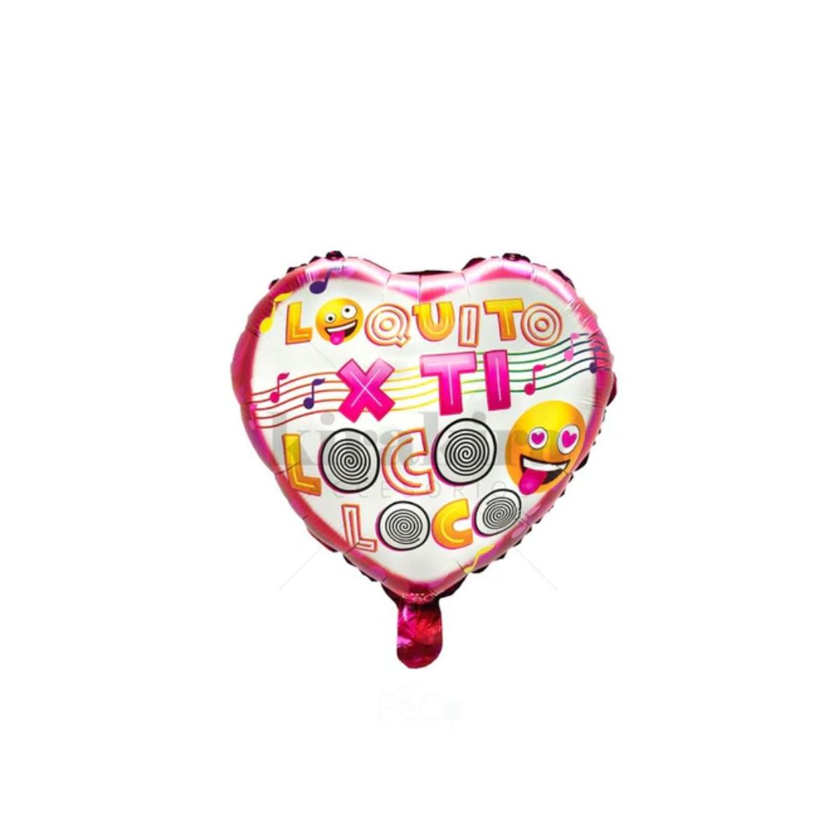 GENERICO - Globo Metalico 18 Loquito X Ti 50pcs