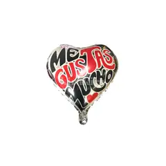 GENERICO - Globo Metalico 18 Me Gustas Mucho 50pcs
