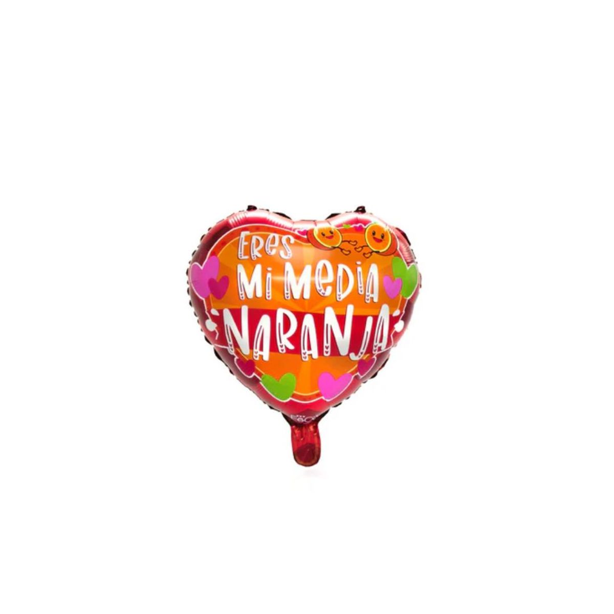 GENERICO - Globo Metalico 18 Media Naranja 50pcs