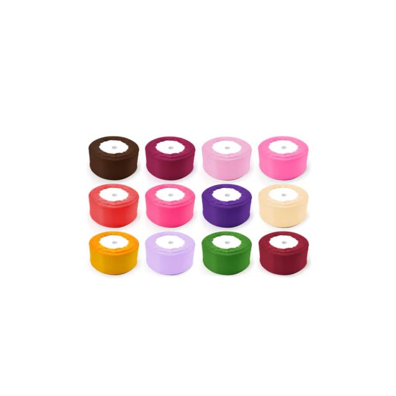 GENERICO - Cinta Satin 4 Cm X 22.8 Metros 5 Piezas X 1pcs