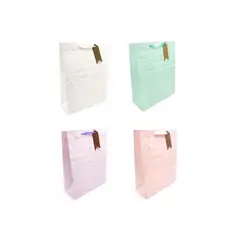 GENERICO - Bolsa de Regalo Corazón 3D Pastel 12 pcs