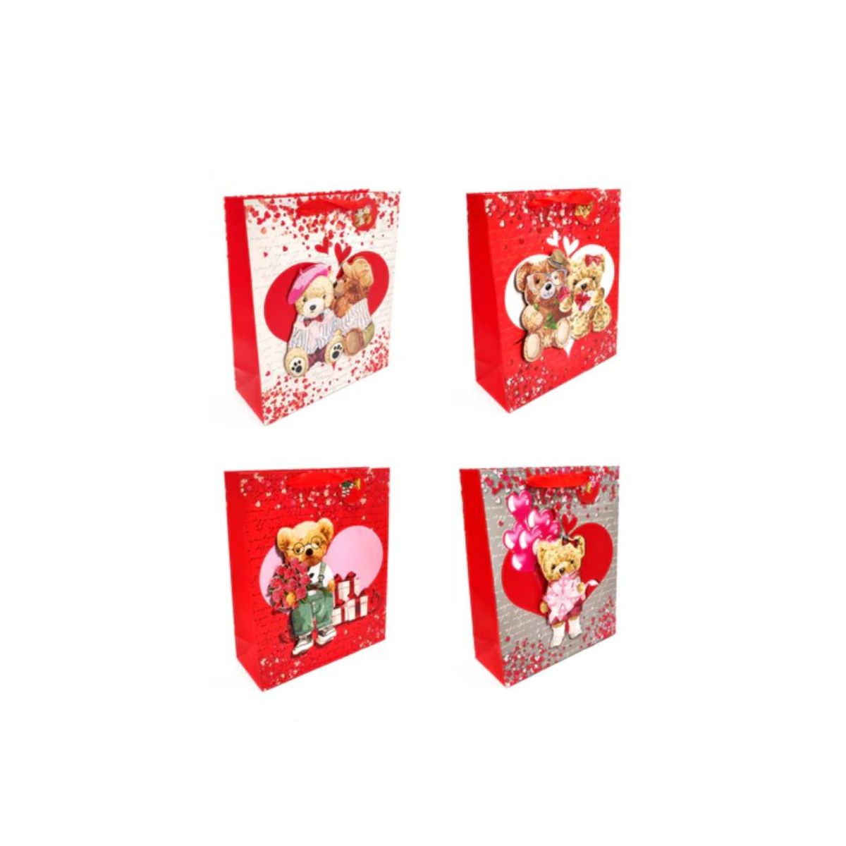 GENERICO - Bolsa de Regalo Osito Tedi 12pcs