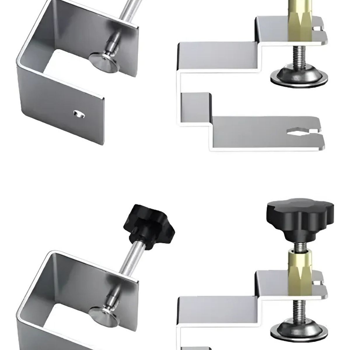 GENERICO - 2par Abrazadera De Instalación De Armariotrabajo Rápido