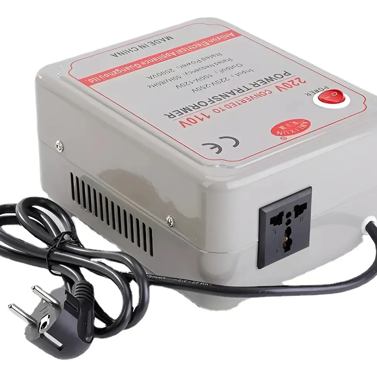 GENERICO - Transformador 220v110v De Voltaje 2000w