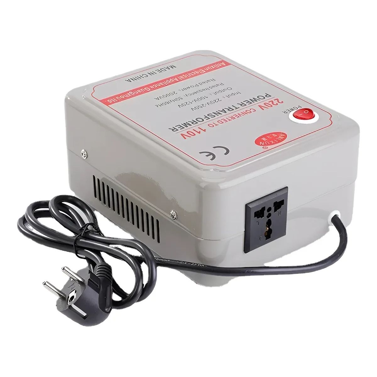 GENERICO - Transformador 220v110v De Voltaje 2000w