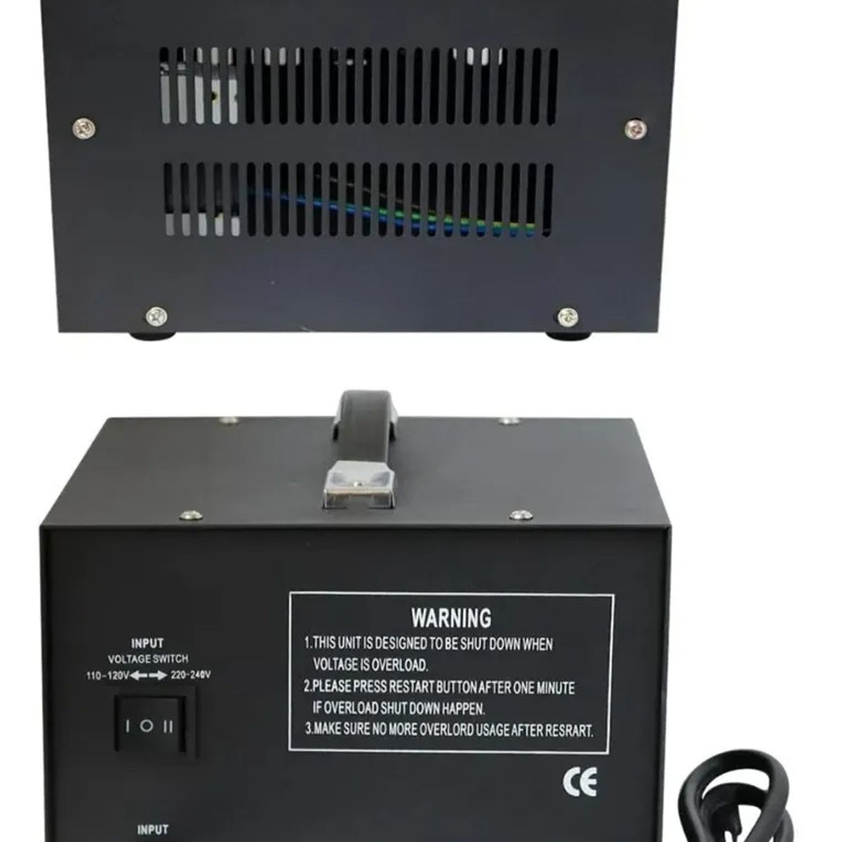 GENERICO - Transformador Voltaje 110v - 220v De 2000 Watts