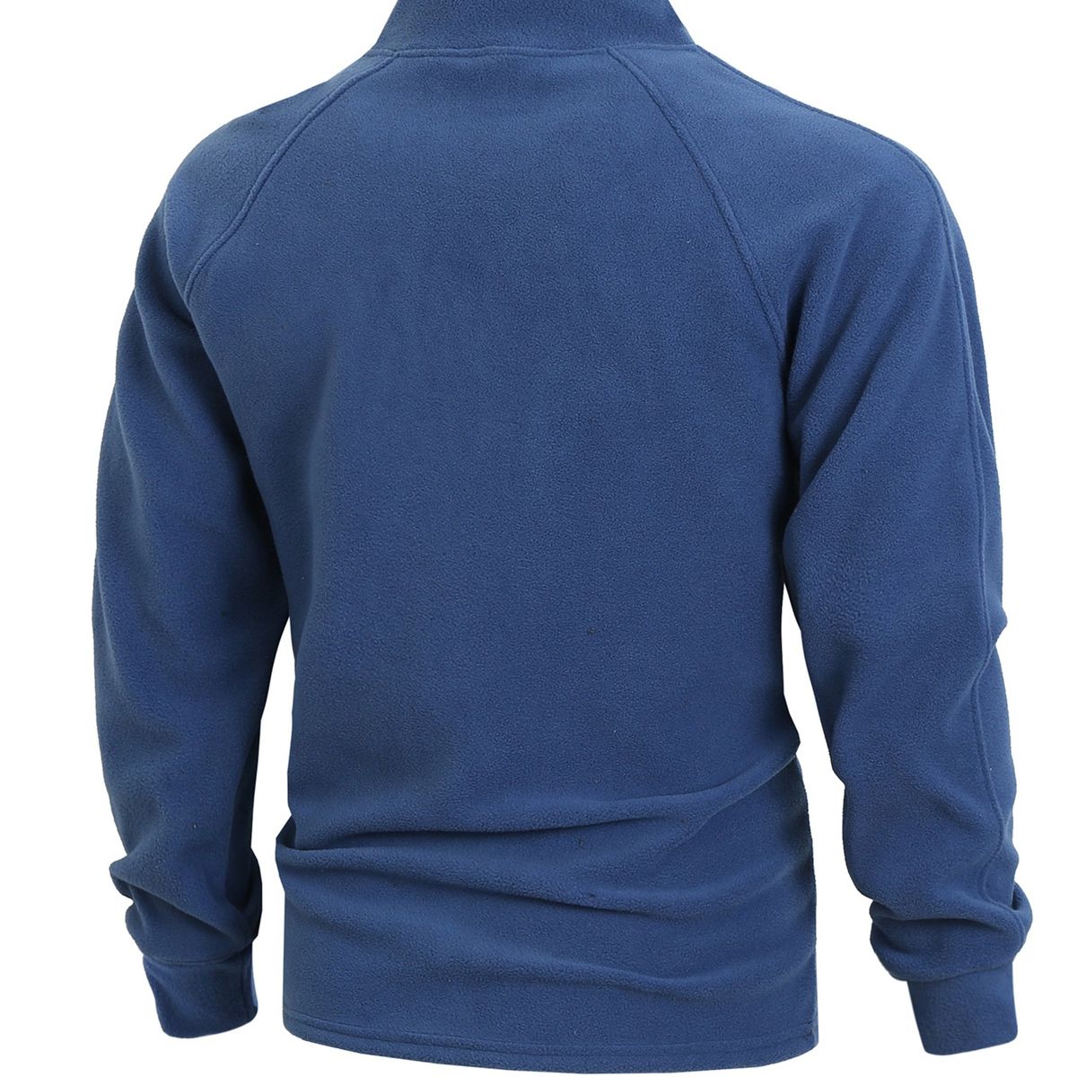 TIOZONEY - Chaqueta de forro polar con cremallera-Azul