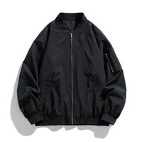 Chaqueta bomber para hombre-Negro