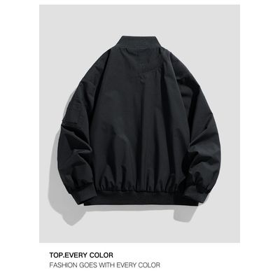 Imagen 2 del producto Chaqueta bomber para hombre-Negro