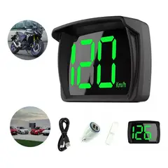 KUANGYE - Medidor Velocidad Velocímetro Digital Usb Kmh Mide Por Gps