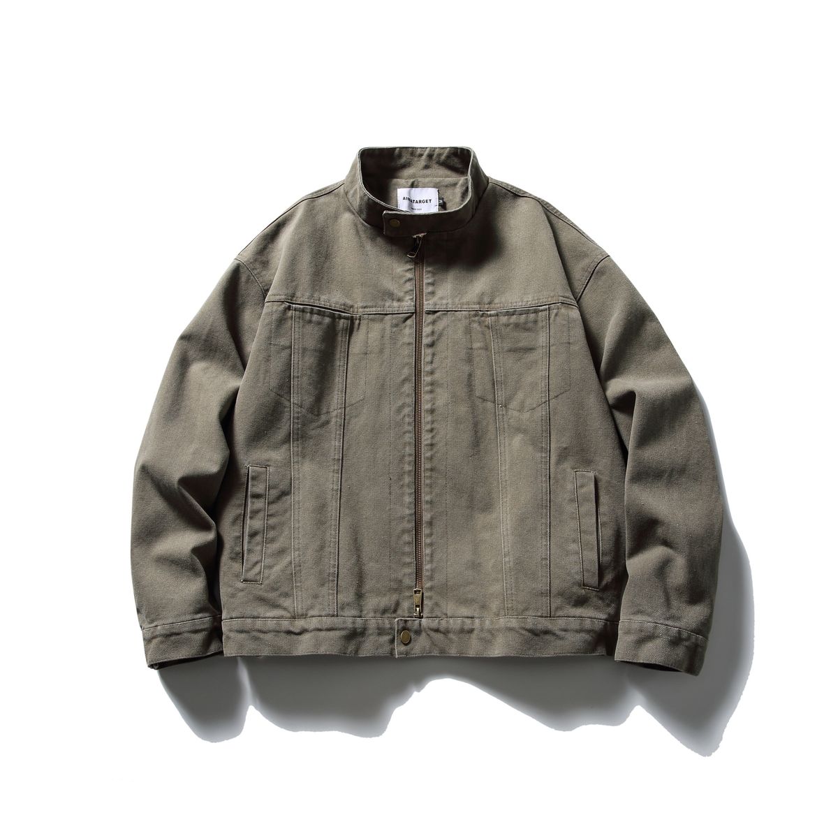 TIOZONEY - Chaqueta vintage para hombre-Verde