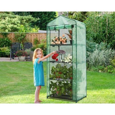 Imagen 2 del producto Invernadero Armables Carpa Invernaderos Plantas 160x69x46 Cm