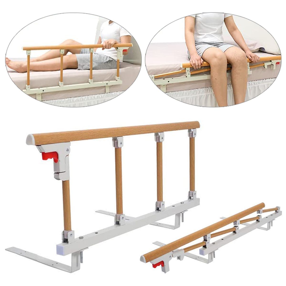 DEKANO - Baranda Lateral Para Cama Cuidado Adulto Mayor 93CM