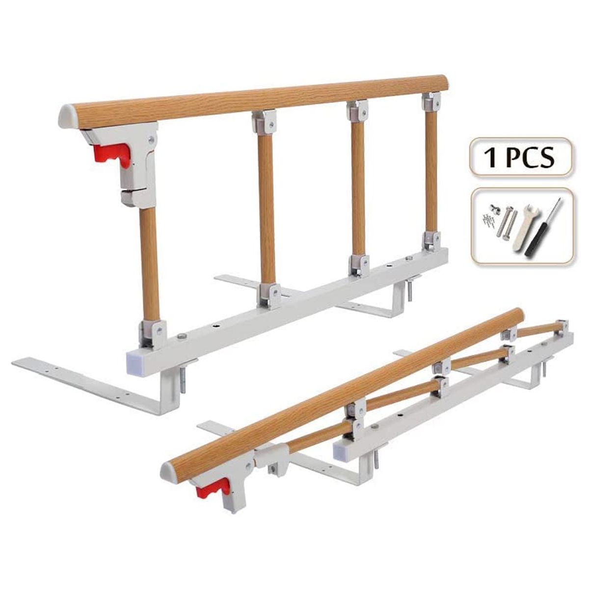 DEKANO - Baranda Lateral Para Cama Cuidado Adulto Mayor 93CM