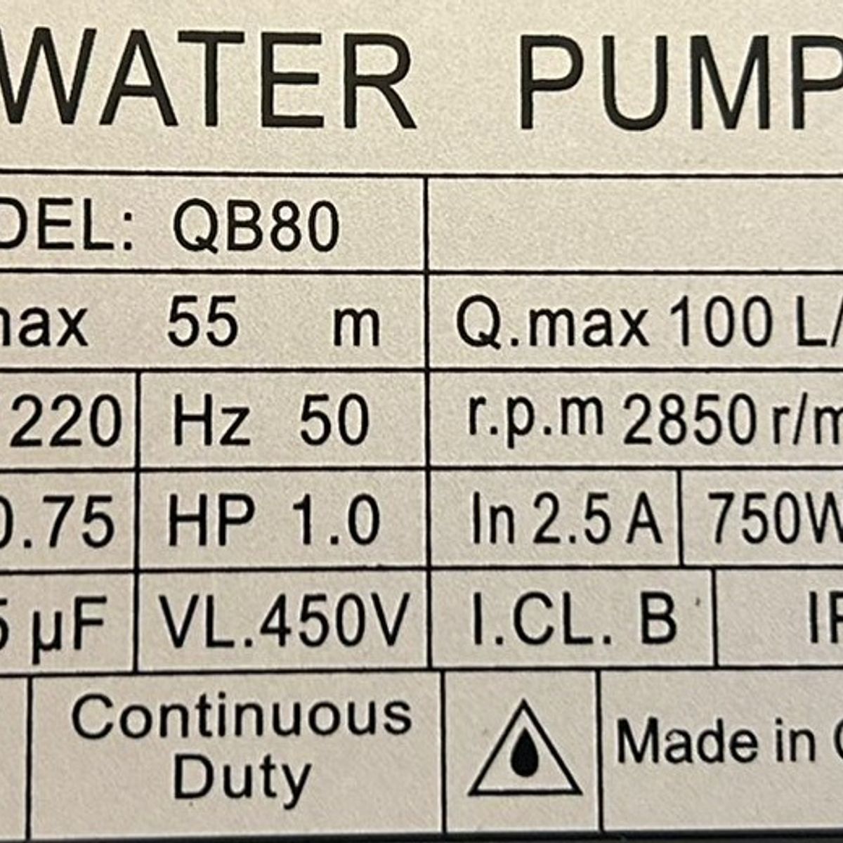 QUICK - Bombas De Refuerzo Generales Para Uso Domésticoindustrial