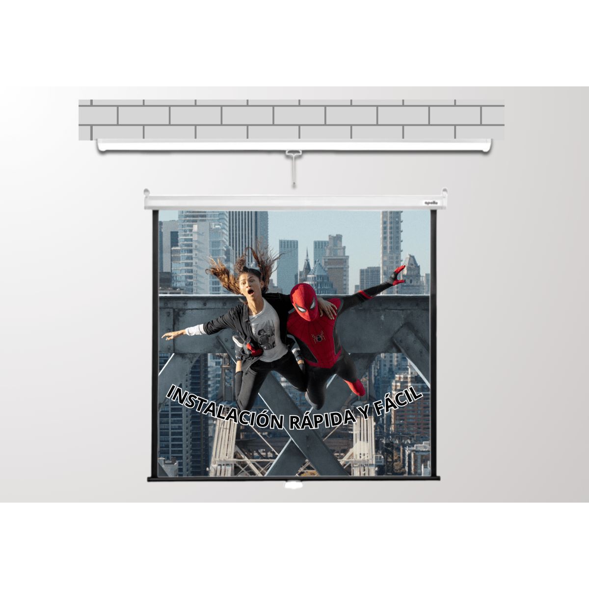 MALIK - Telon Mural 2.00mx1.50m 4:3 100 pulg. para V/sonic PX701-4K