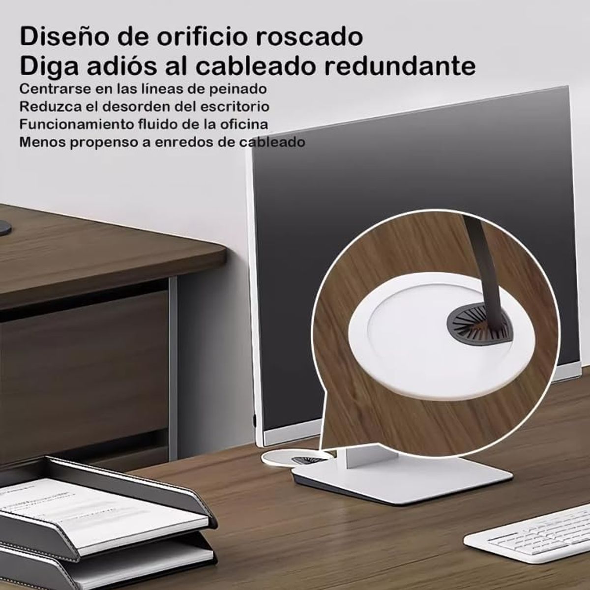 YOMYM - Mesa de Multifuncional y escritorio de oficina con 3cajones140x50x745