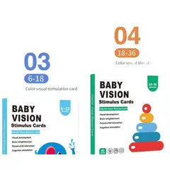 GENERICO - Tarjeta Estimulación Visual Bebés 18-36 Meses