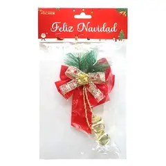 GENERICO - Set 12 Adorno Navidad Moño
