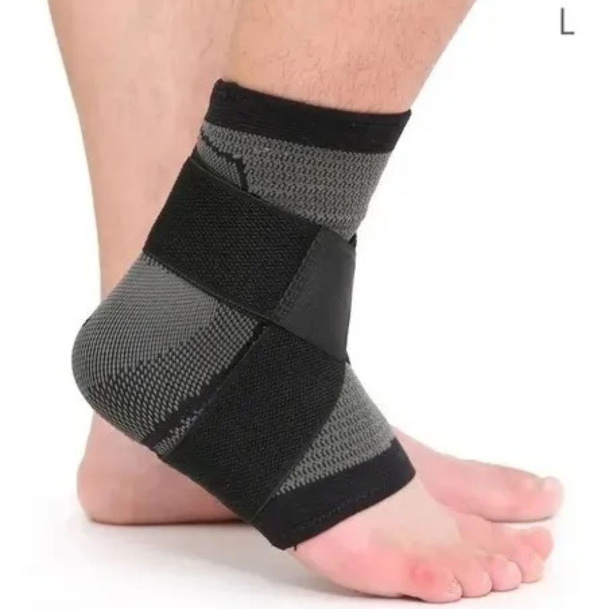 GENERICO - Tobillera Venda De Compresión Doble Banda Ajustable. 8323