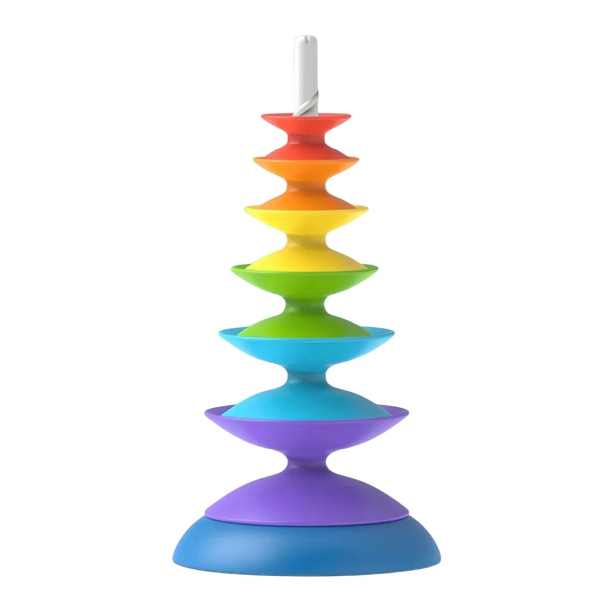 GENERICO - Torre De Anillos Giratoria Encaje Para Apilar