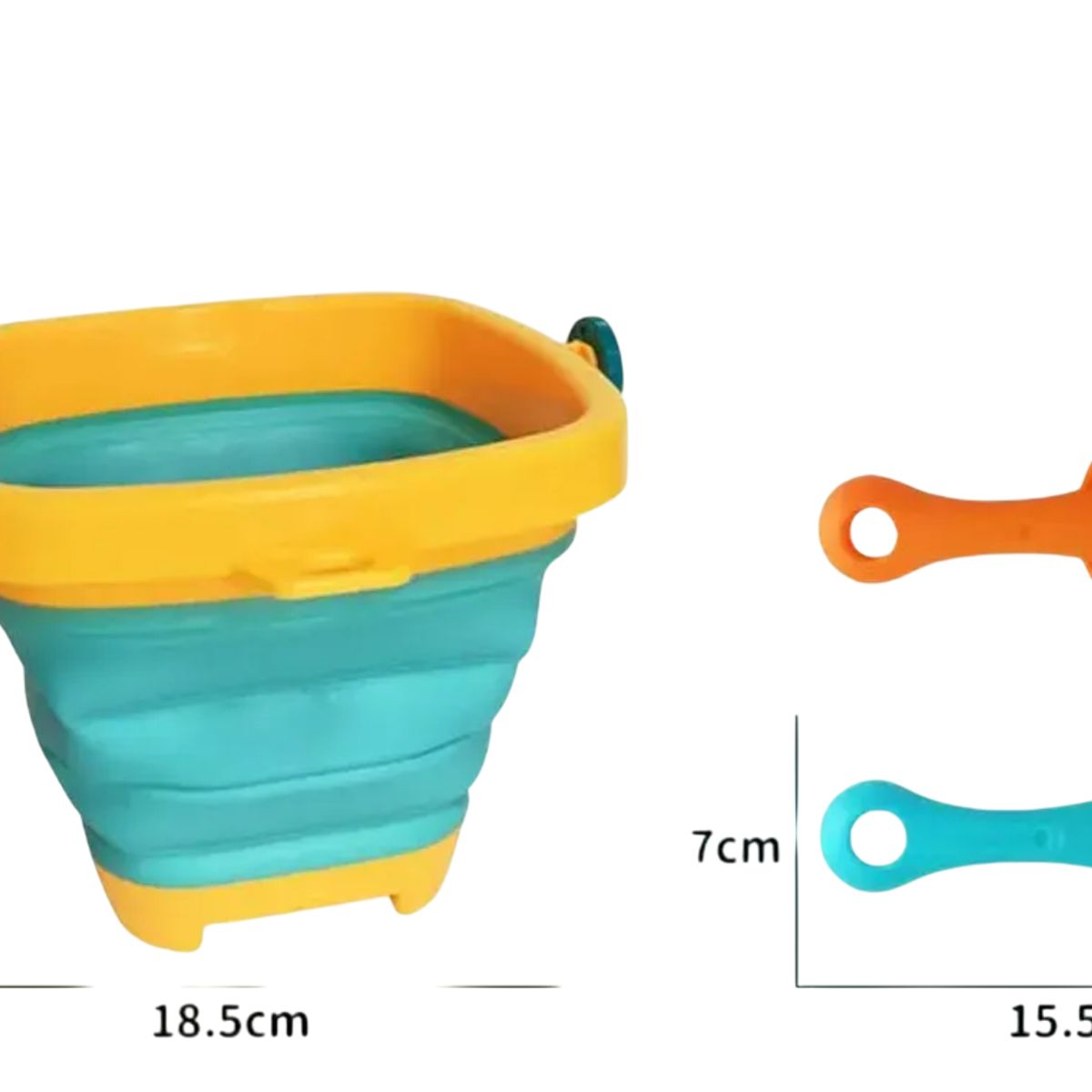 GENERICO - Balde Plegable Para La Playa Con Accesorios Para Niñosbebés