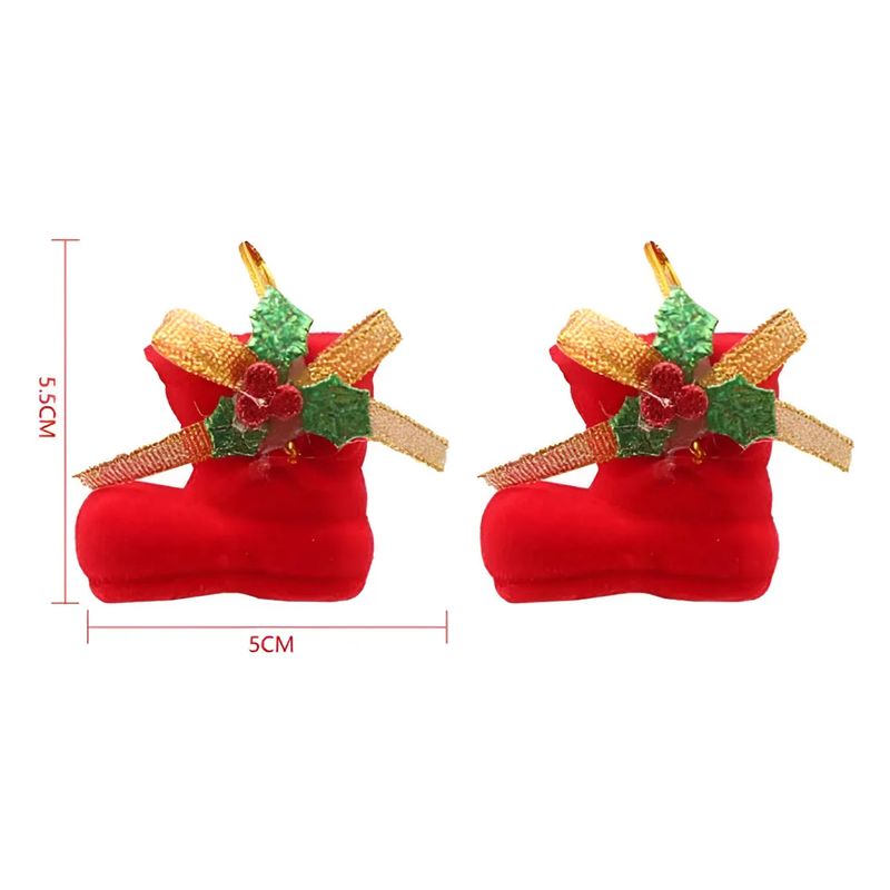 GENERICO - Set 12 Botas Navideñas Para Árbol
