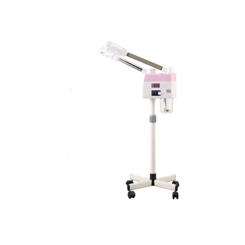 GENERICO - Vaporizador Rosa Facial Con Pedestal Frío Y Caliente Vapor Ozono