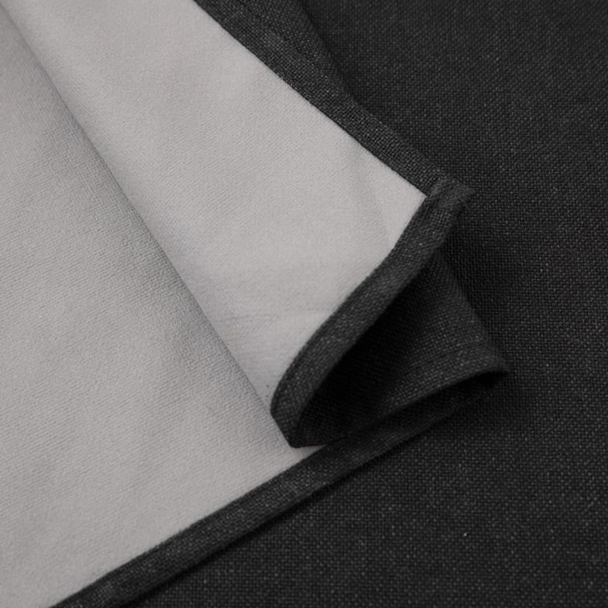 GENERICO - CORTINAS BLACKOUT 2 LIENZO 140X230 C/U COLOR NEGRO ENGOMADA TF