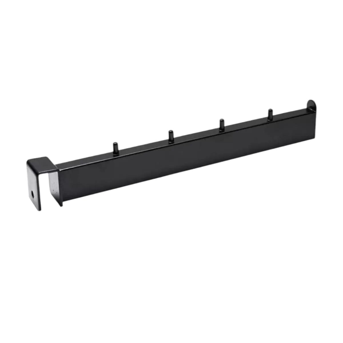 GENERICO - Set 4 Soporte para Perchero Z TZ Negro 30cm Gms