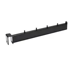 GENERICO - Set 4 Soporte para Perchero Z TZ Negro 30cm Gms