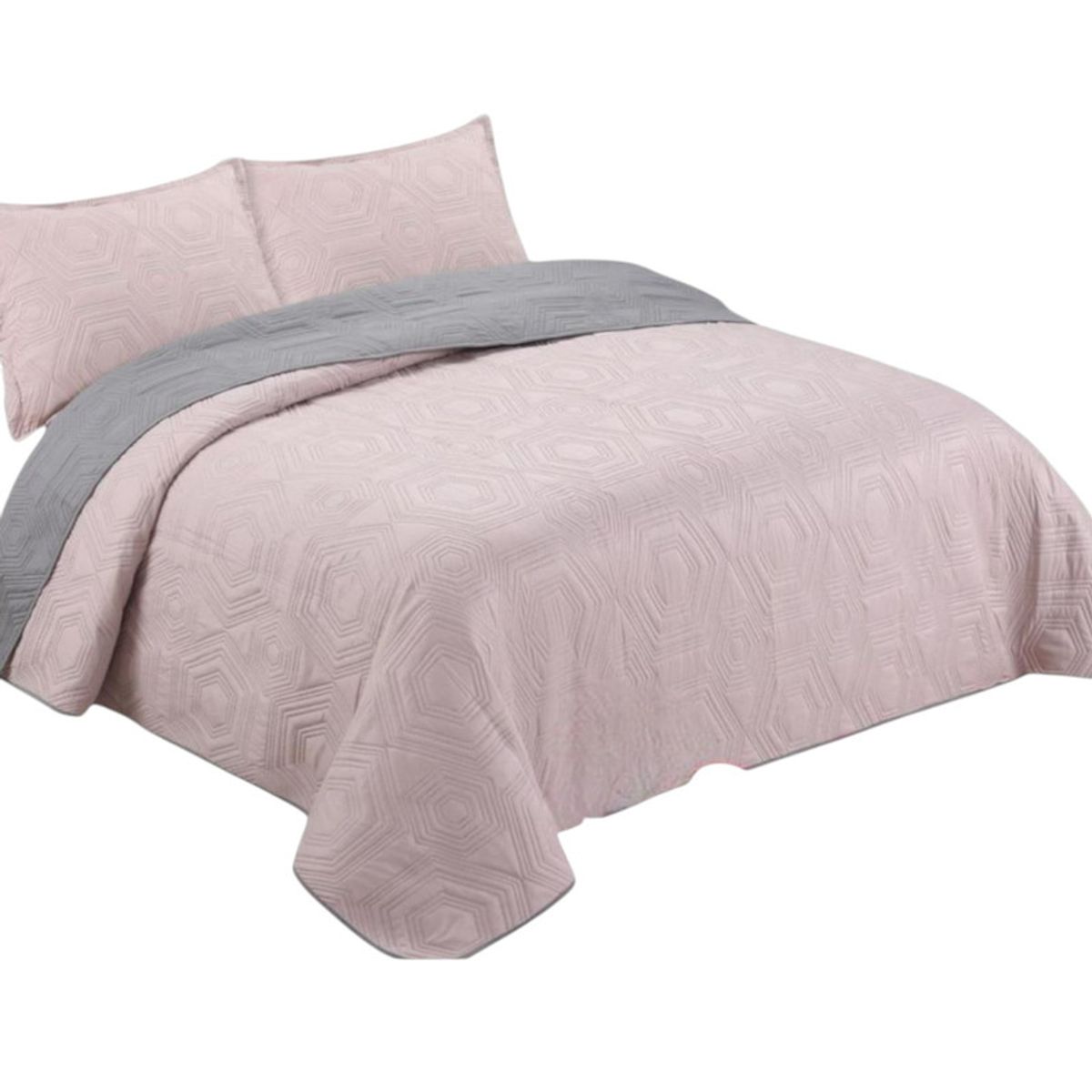 GENERICO - Cobertor Quilt De Verano Cubrecama King Colcha 250x270cm GS