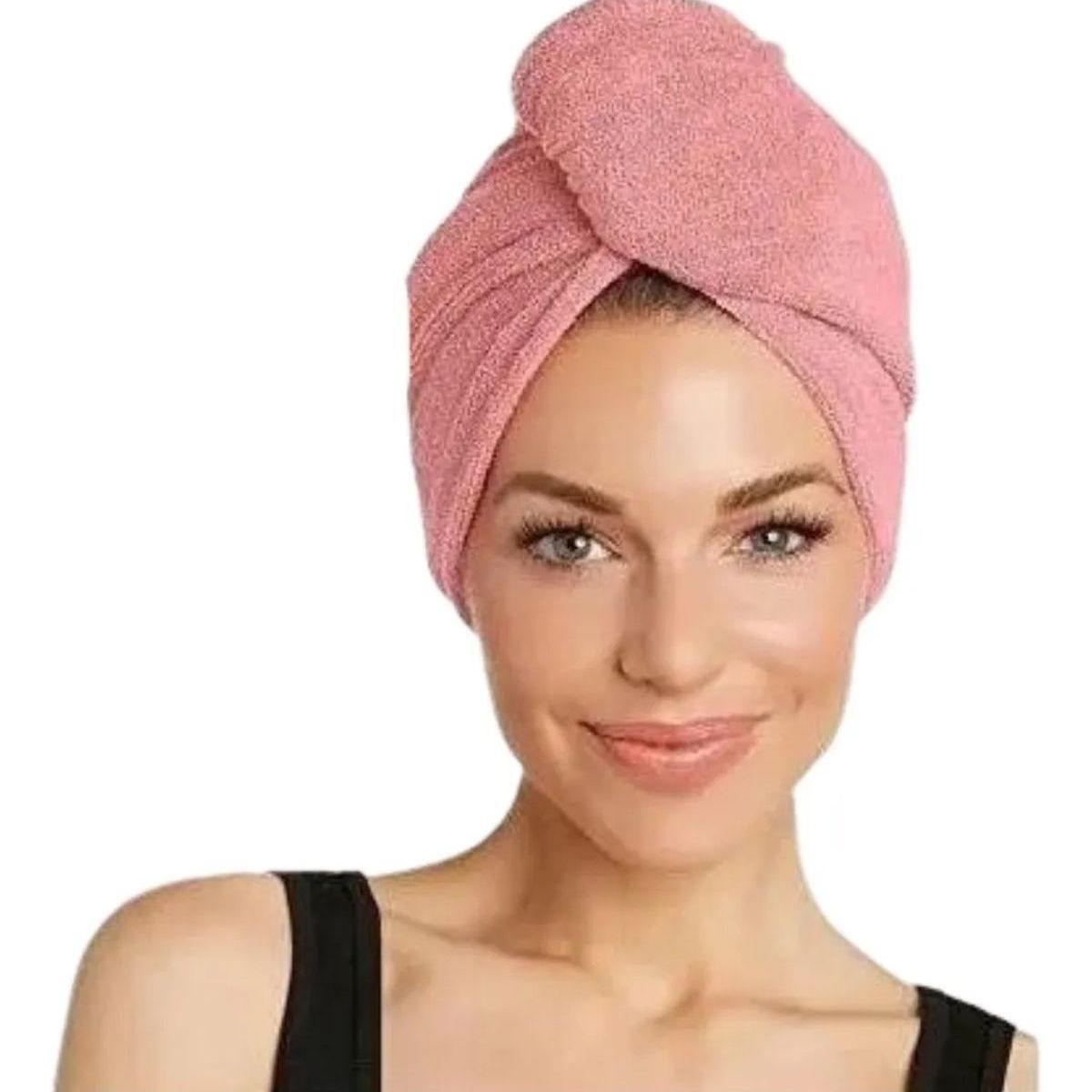 GENERICO - Toalla Gorro Turbante Microfibra Seca Pelo Para Cabello