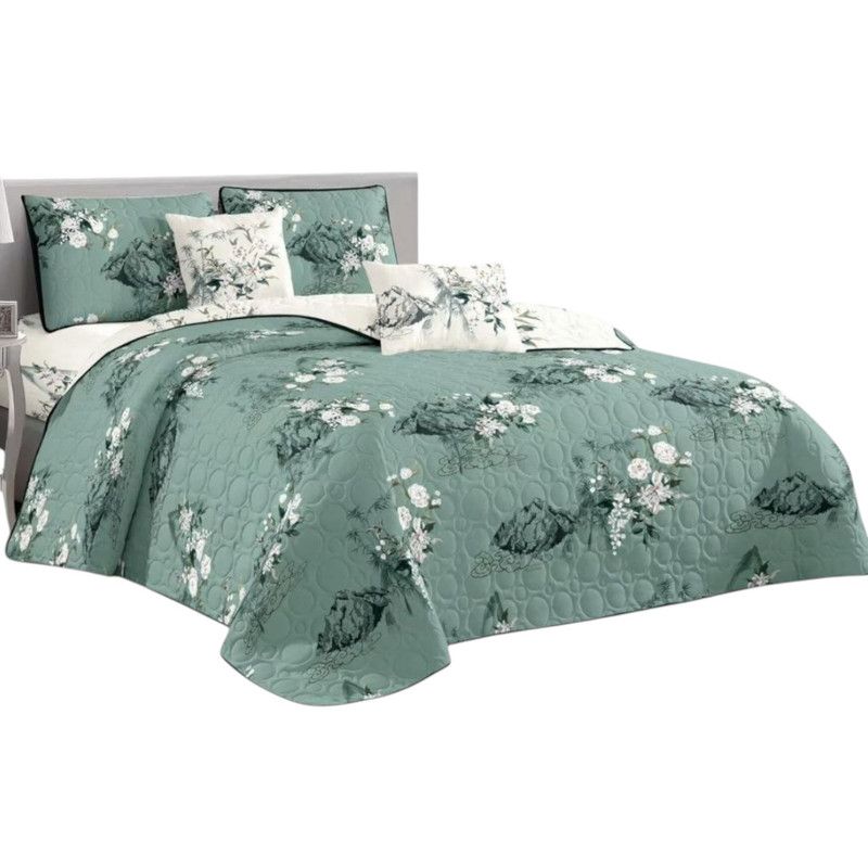 GENERICO - Cobertor Quilt De Verano Cubrecama 2 Plazas Colcha 230x250cm GS