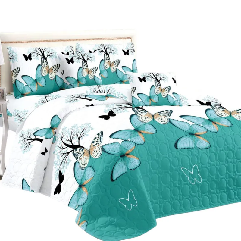 GENERICO - Cobertor Quilt De Verano Cubrecama 2 Plazas Colcha 230x250cm GS