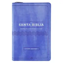 UNILIT - Biblia Letra Grande Nvi Con Cierre - Imitacion Piel Lila