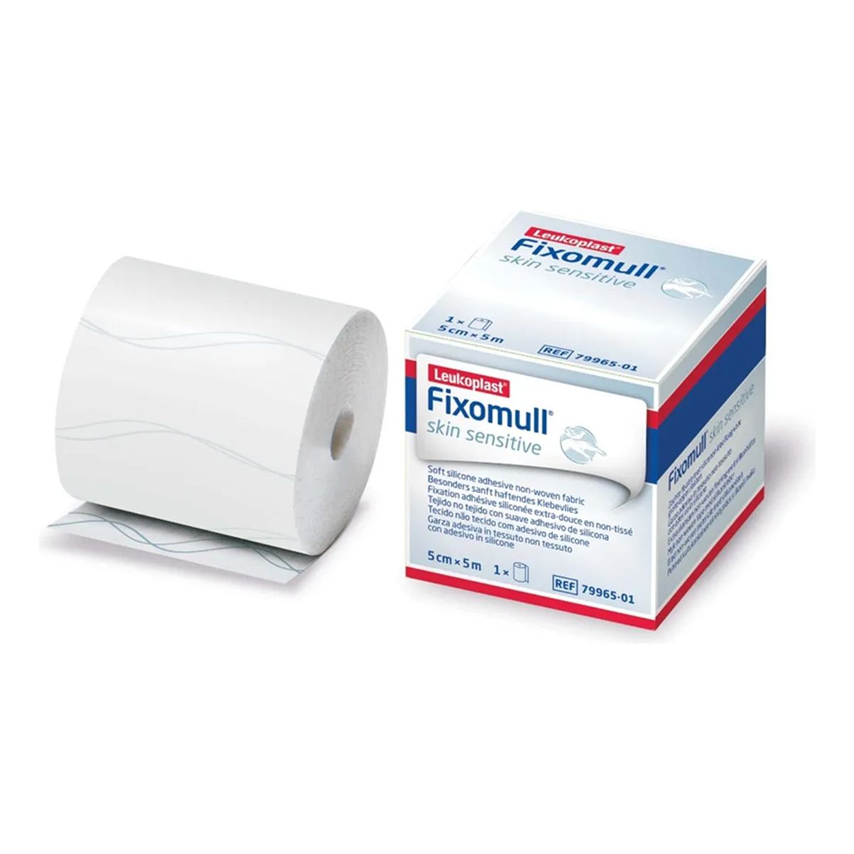 LEUKOPLAST - Venda Adhesiva Fixomull Skin Sensitive 5cm X 5mtrs Heridas
